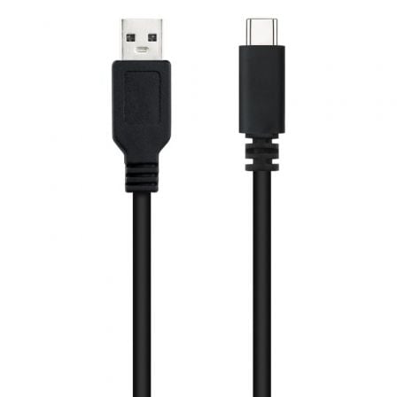 Cable USB 2.0 Nanocable 10.01.2101-L150/ USB Tipo-C Macho - USB Macho/ 480Mbps/ 1.5m/ Negro - Imagen 2