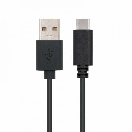 Cable USB 2.0 Nanocable 10.01.2102/ USB Tipo-C Macho - USB Macho/ 480Mbps/ 2m/ Negro