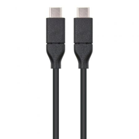 Cable USB 3.1 Nanocable 10.01.4101/ USB Tipo-C Macho - USB Tipo-C Macho/ 1m/ Negro - Imagen 2