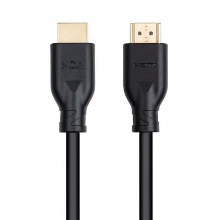 Cable HDMI 2.0 4K CCS Nanocable 10.15.3900/ HDMI Macho - HDMI Macho/ 50cm/ Negro - Imagen 2