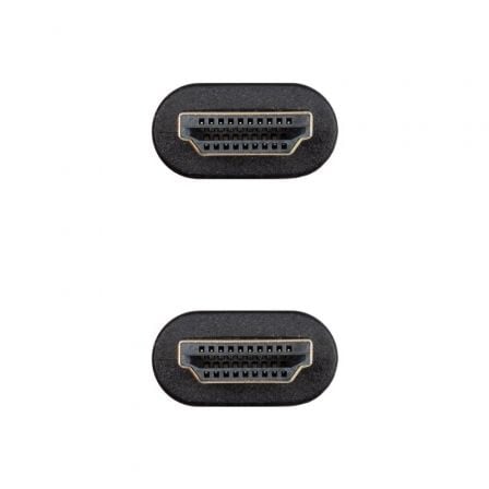 Cable HDMI 2.0 4K CCS Nanocable 10.15.3900/ HDMI Macho - HDMI Macho/ 50cm/ Negro - Imagen 3