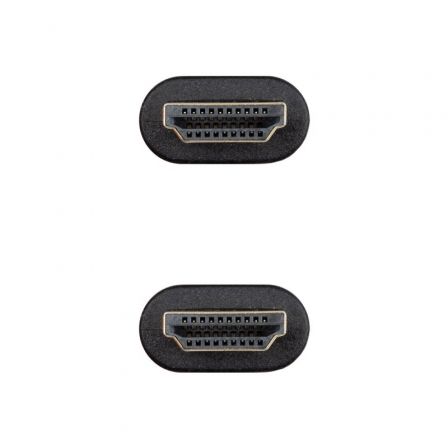 Cable HDMI 2.0 4K CCS Nanocable 10.15.3910/ HDMI Macho - HDMI Macho/ 10m/ Negro - Imagen 3