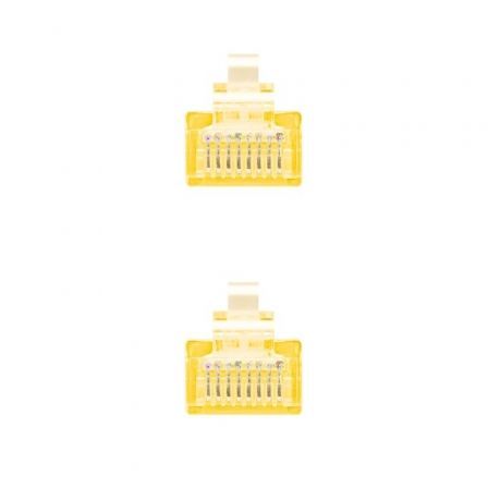Cable de Red RJ45 UTP Nanocable 10.20.0400-L25-Y Cat.6/ 25cm/ Amarillo - Imagen 3