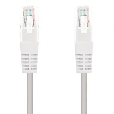 Cable de Red RJ45 UTP Nanocable 10.20.0400-L30 Cat.6/ 30cm/ Blanco - Imagen 2