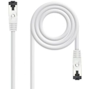Cable de Red RJ45 SSTP Nanocable 10.20.2002-W Cat.8.1/ 2m/ Blanco