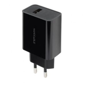 Cargador de Pared Nanocable 10.10.2004/ 1xUSB/ 10W/ Negro