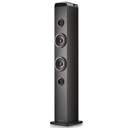 Torre de Sonido con Bluetooth NGS SKY CHARM PRO/ 80W/ 2.0/ Negra