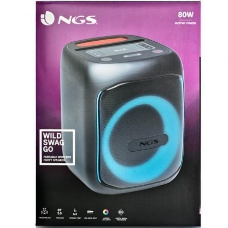 Altavoz Portable con Bluetooth NGS Wild Swag Go/ 80W/ 1.0 - Imagen 5