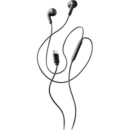 Auriculares Intrauditivos NGS Cross Glide/ con Micrófono/ USB Tipo-C/ Negros - Imagen 2