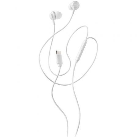 Auriculares Intrauditivos NGS Cross Step/ con Micrófono/ USB Tipo-C/ Blancos - Imagen 2