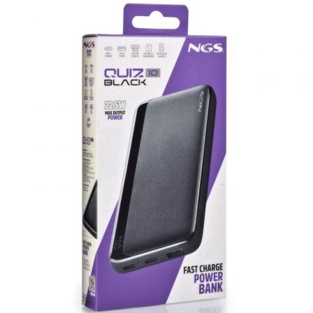 Powerbank 10000mAh NGS QUIZ 10/ 22.5W/ Negra - Imagen 4