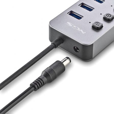 Hub USB NGS IHUB10/ 10xUSB 3.0/ Gris - Imagen 4