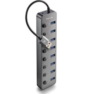 Hub USB NGS IHUB8 / 8xUSB 3.0/ Gris