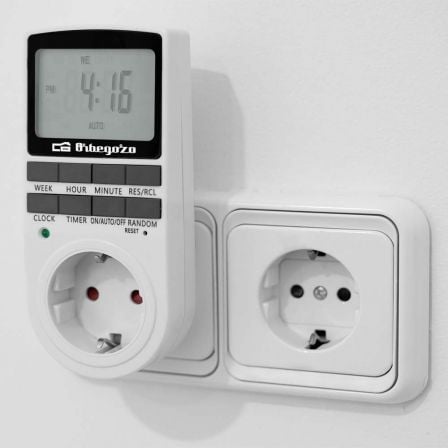 Programador de Enchufe Orbegozo PG 25/ Potencia Máxima 3680W - Imagen 4