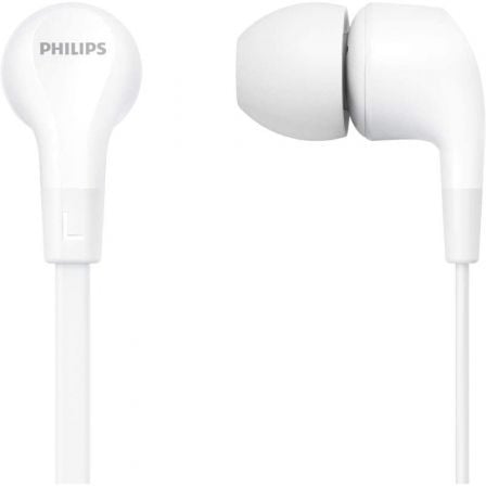 Auriculares Intrauditivos Philips TAE1105WT/ con Micrófono/ Jack 3.5/ Blancos - Imagen 2