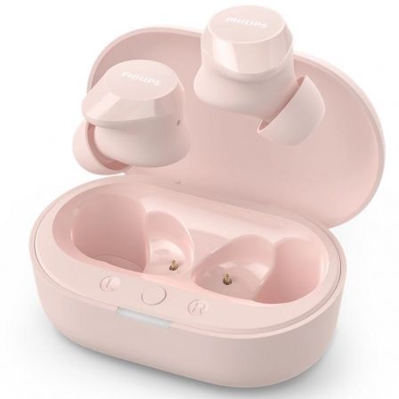 Auriculares Bluetooth Philips TAT1209 con estuche de carga/ Autonomía 6h/ Rosas - Imagen 4