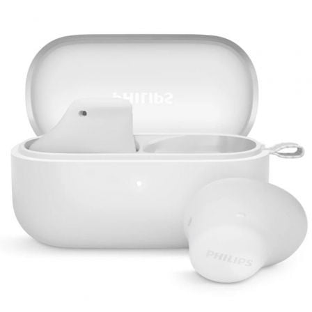 Auriculares Bluetooth Philips TAT2149 con estuche de carga/ Autonomía 6h/ Blancos - Imagen 2