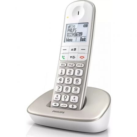 Teléfono Inalámbrico Philips XL4901S/23/ Plata y Blanco - Imagen 2