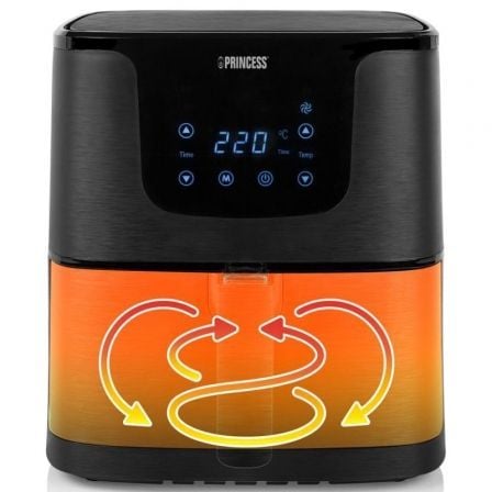 Freidora por Aire Airfryer / Sin Aceite Princess Aerofryer 183014/ 1700W/ Capacidad 5.2L - Imagen 3