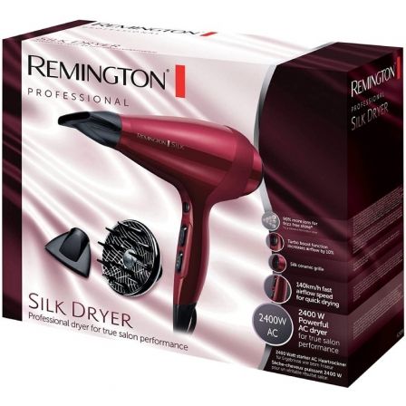 Secador Remington Silk Dryer AC9096/ 2400W/ Iónico/ Rojo - Imagen 4