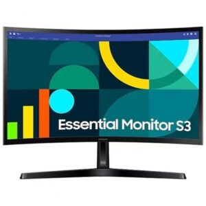 Monitor Curvo Samsung Essential Monitor S3 S27D366GAU/ 27"/ Full HD/ Negro