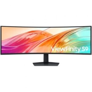 Monitor Profesional Ultraparonamico Curvo Samsung ViewFinity S9 S95UF S49F950UAU 49"/ Dual QHD/ Multimedia/ Regulable en altura/ Negro