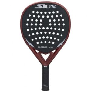 Pala de Pádel Siux Diablo Elite 4/ Negro y Rojo
