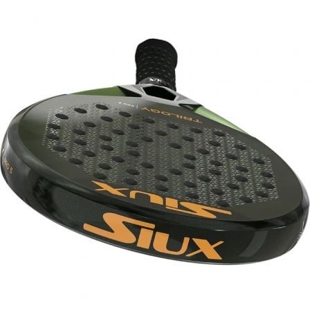 Pala de Pádel Siux Trilogy Pro 5 2025 (Patty Llaguno)/ Negra y Verde - Imagen 5