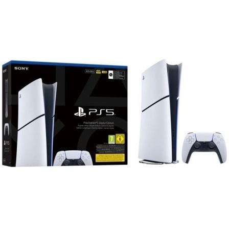 Consola Sony Playstation 5 - PS5 Slim Digital 825GB/ Incluye Mando Dual Sense/ Chassis E - Imagen 2