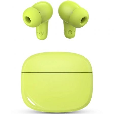 Auriculares Bluetooth SPC Boost Buds con estuche de carga/ Autonomía 7.5h/ Verde Lima