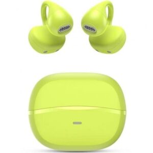 Auriculares Bluetooth SPC Boost Clip con estuche de carga/ Autonomía 6h/ Verdes Lima