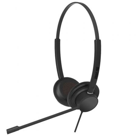 Auriculares SPC Brave Pro/ con Micrófono/ Jack 3.5/ USB/ Negros - Imagen 2