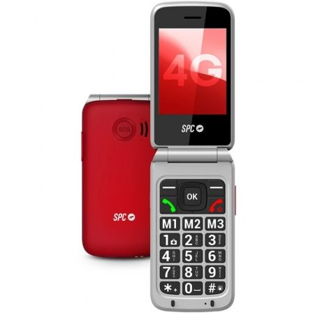 Teléfono Móvil SPC Stella 3 para Personas Mayores/ 4G/ Rojo - Imagen 3