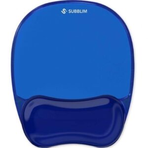 Alfombrilla Ergonómica Subblim Ergo Cristal Flex MousePad/ Azul Oscuro