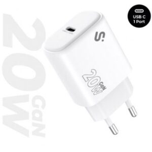 Cargador de Pared GaN Subblim 20W Charger USB C/ 1xUSB Tipo-C/ 20W