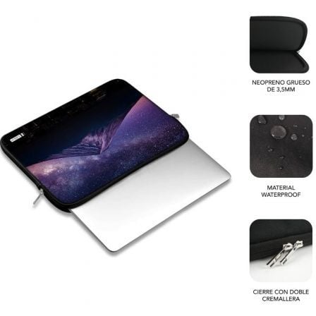 Funda Subblim Trendy Sleeve Neo Mountain para Portátiles hasta 15.6" - Imagen 2
