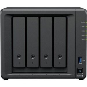 NAS Synology Diskstation DS925+/ 4 Bahías 3.5"- 2.5"/ 4GB DDR4/ Formato Torre