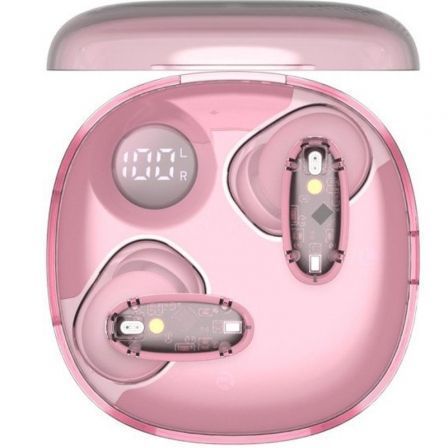 Auriculares Bluetooth Mars Gaming MHIB2 con estuche de carga/ Autonomía 7h/ Rosa - Imagen 4