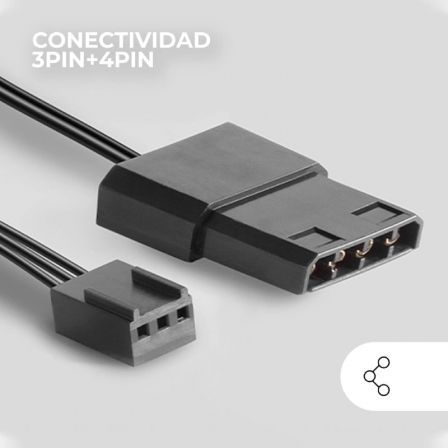 Pack 2 Ventiladores Mars Gaming MF-PROX2/ 12cm - Imagen 4