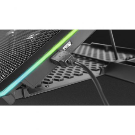 Soporte Refrigerante Mars Gaming MNBC13 para Portátiles hasta 17"/ Iluminación LED - Imagen 3