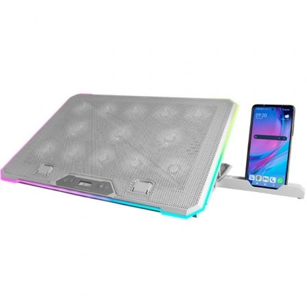 Soporte Refrigerante Mars Gaming MNBC13 para Portátiles hasta 17"/ Iluminación LED - Imagen 3