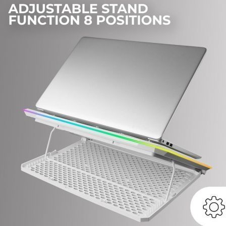 Soporte Refrigerante Mars Gaming MNBC13 para Portátiles hasta 17"/ Iluminación LED - Imagen 4