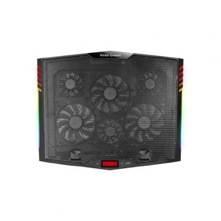 Soporte Refrigerante Mars Gaming MNBC5 para Portátiles hasta 17.3"/ Iluminación LED - Imagen 3