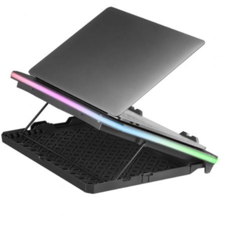 Soporte Refrigerante Mars Gaming MNBC6 para Portátiles hasta 19"/ Iluminación LED - Imagen 3