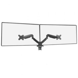 Soporte de Mesa para 2 Monitores Mars Gaming MARM-PRO2/ Giratorio/ Inclinable/ Rotatorio/ hasta 10kg