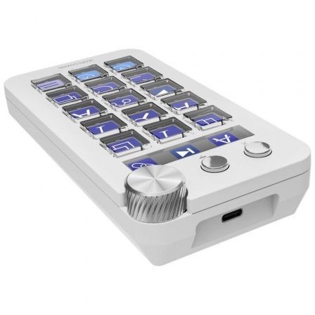 Control Deck Mars Gaming MSD-NEO/ 15 Teclas LCD/ 1 Rueda/ 2 Botones/ Blanco - Imagen 3