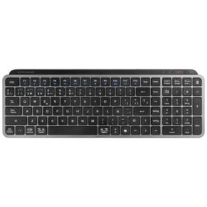 Teclado Compacto Inalámbrico por Bluetooth Mars Gaming MK-SILENKEYS/ Negro