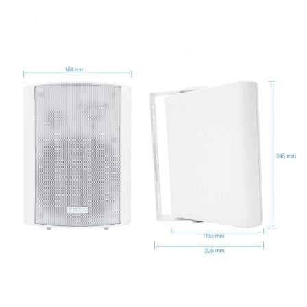 Altavoces Autoamplificados TooQ TQOWS-01W/ 60W/ 2.0/ Blancos - Imagen 3