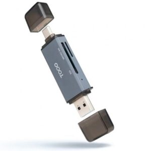 Lector de Tarjetas Externo TooQ TQR-3001G/ USB 3.0 y USB Tipo-C