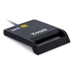 Lector de DNI TooQ TQR-210B/ USB 2.0/ Negro